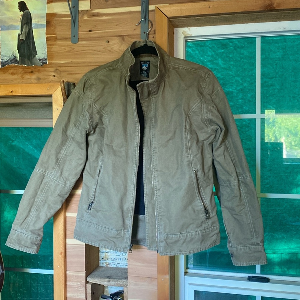 Kuhl jacket 100% cotton exterior 100% polyester lining size S